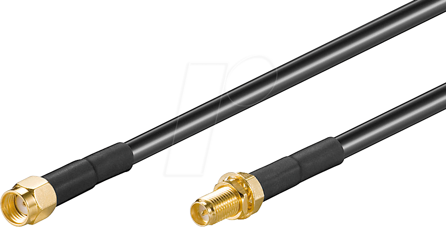 LAN WL-AK-RSRK-1 - WLAN Kabel, SMA Reverse Stecker, SMA Reverse Kupplung