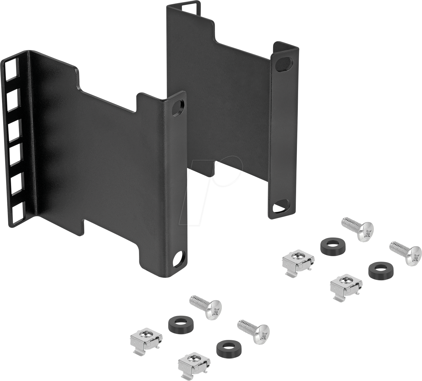DELOCK 67273 - Server Rack Tiefenerweiterung Montagekit, bis 10 cm, 2HE