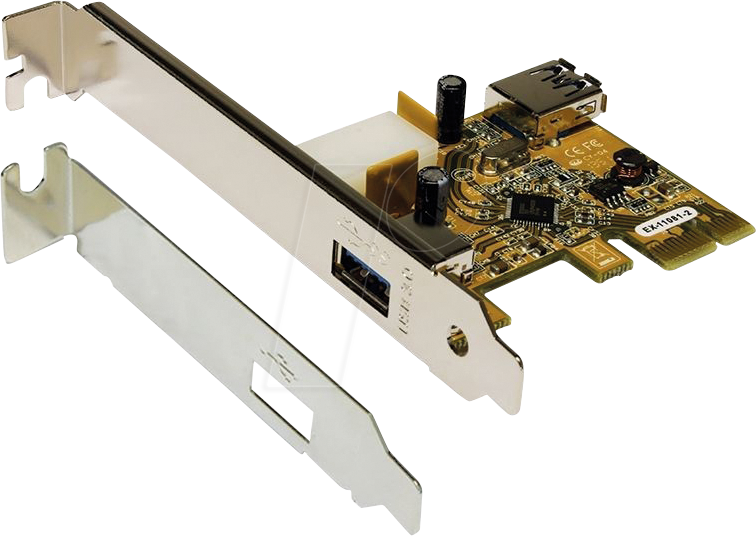 EXSYS EX-11081-2 - PCIe > 1+1 Ports USB 3.2 Gen (Renesas)