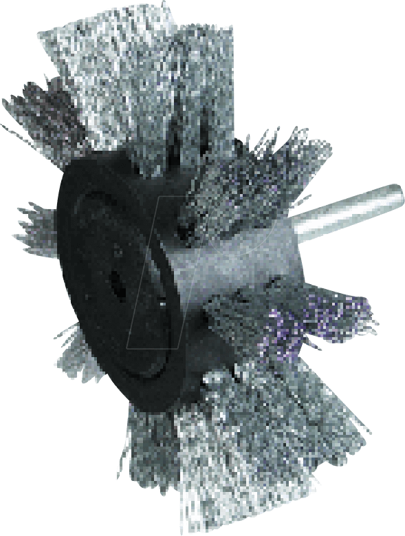 RHO 353035 - Fächerbürste, Stahl, 100 mm