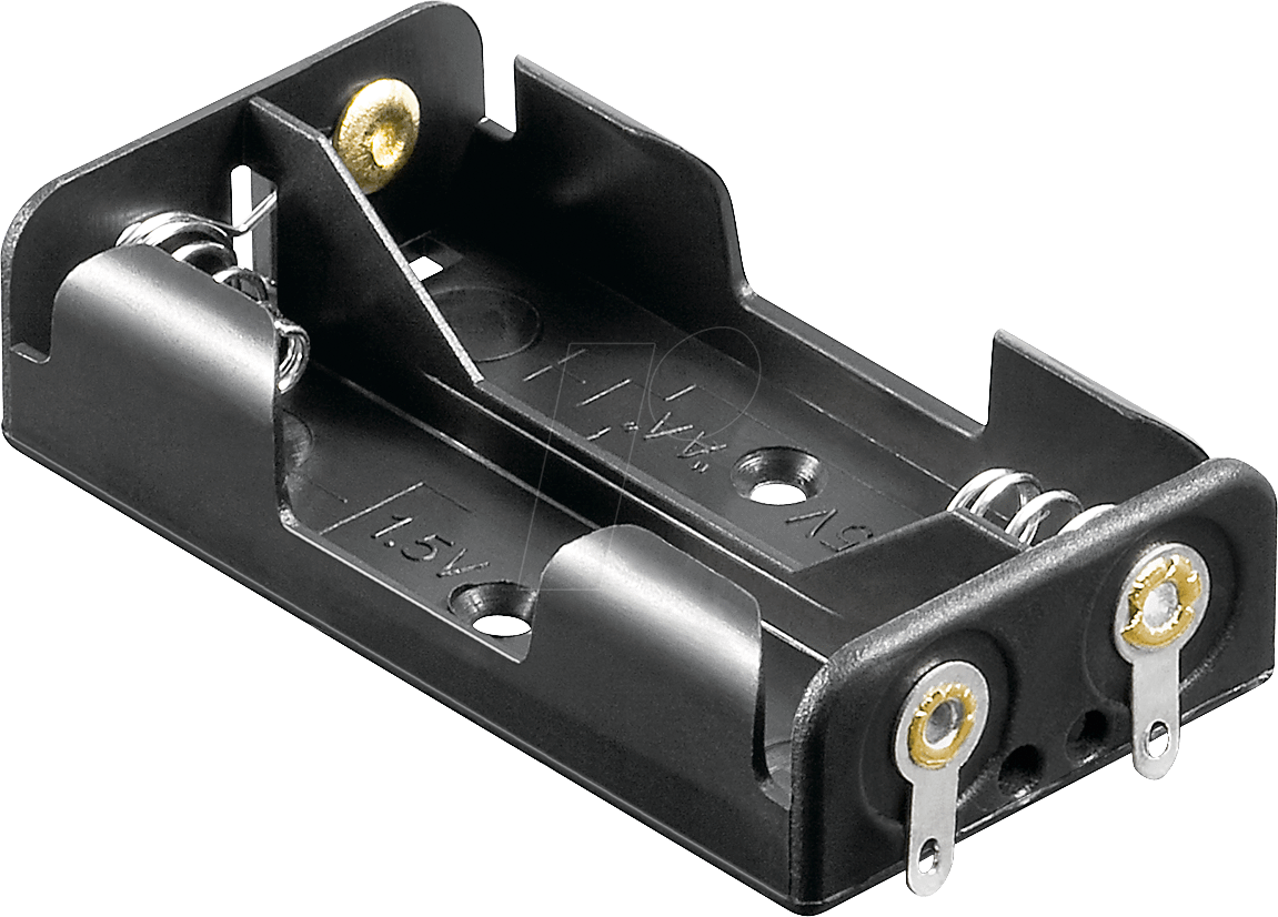 HALTER 2XAAZ - Batteriehalter für 2 Mignonzellen (AA)
