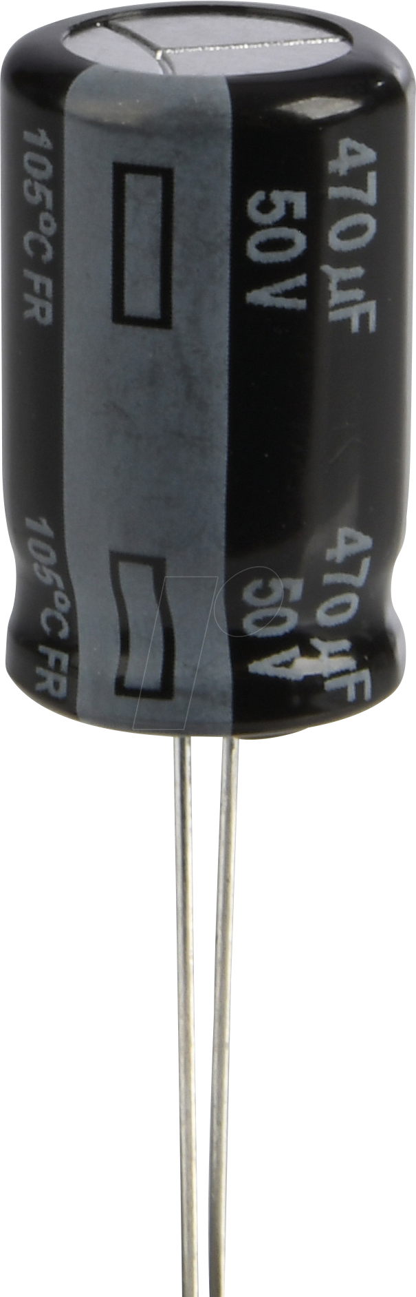 FR-A 470U 50 - Elko radial, 470µF, 50V, 105°C, low ESR