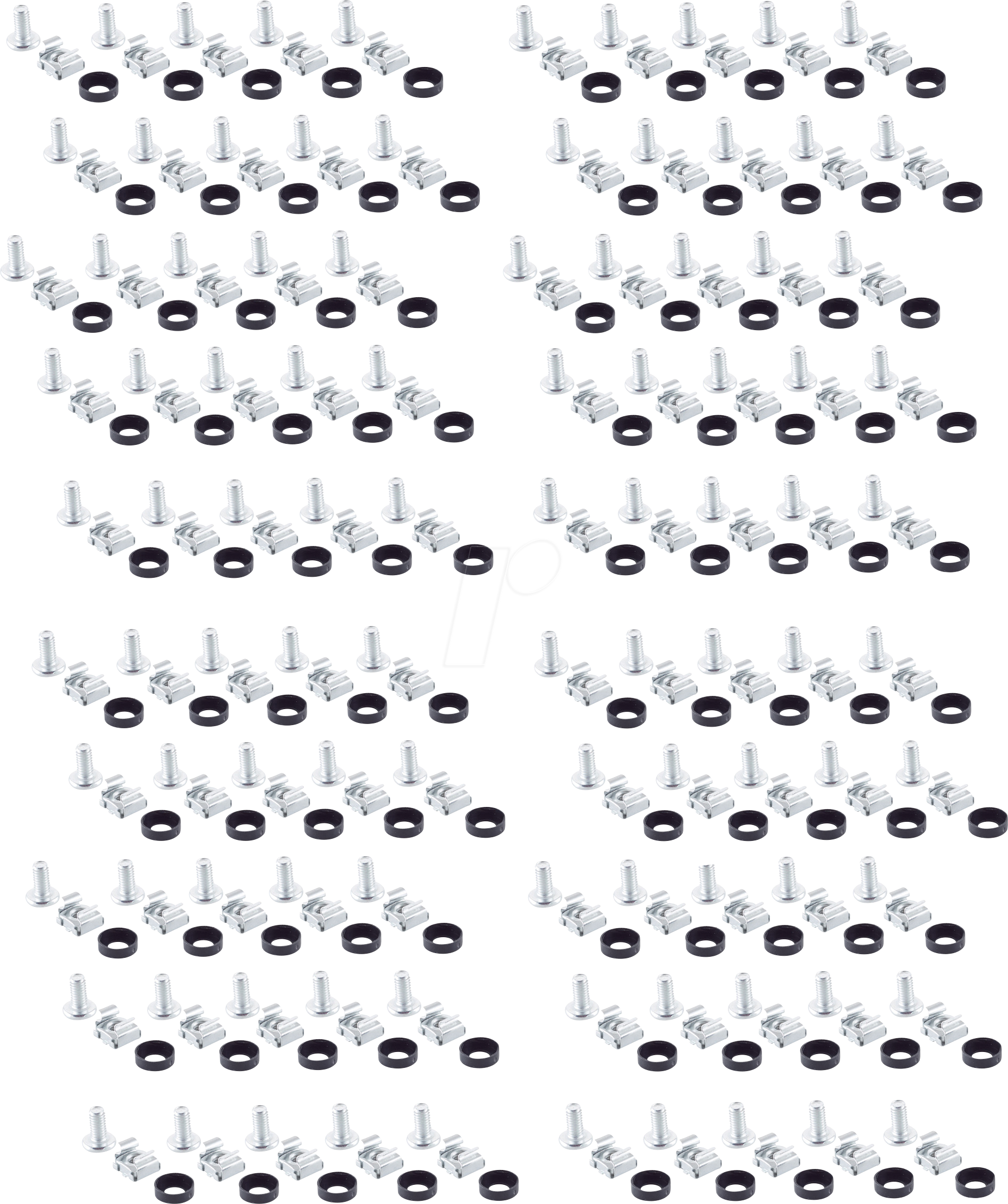 SHVP BS08-01030 - M6 Käfigschrauben Set, 100 Stk