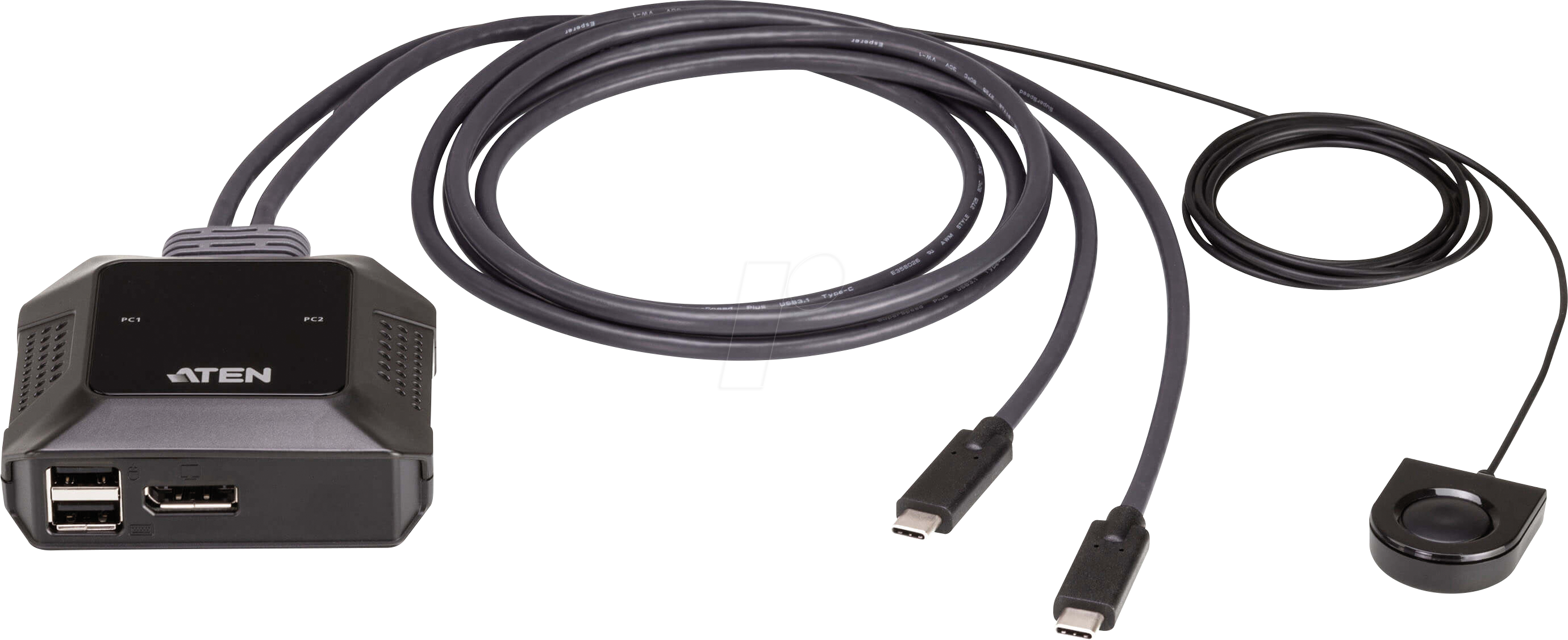 Thumbnail - ATEN US3312 - 2-Port KVM Switch, DisplayPort