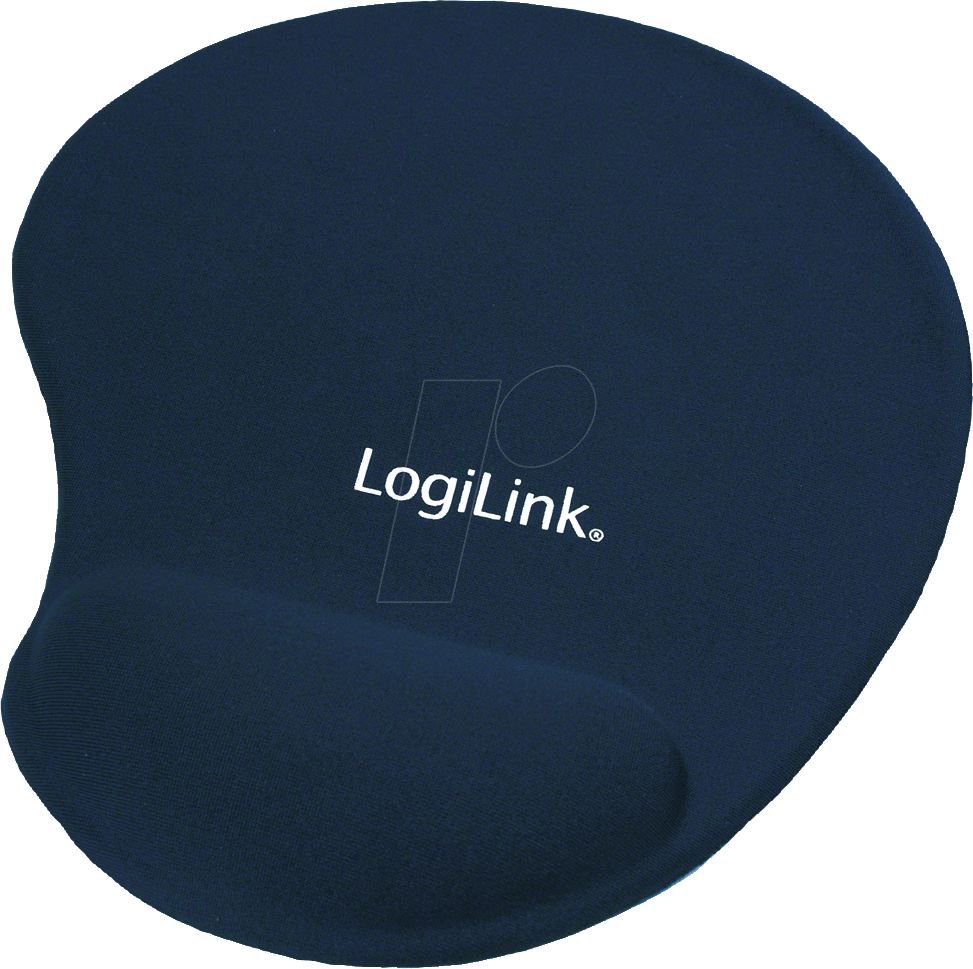 LOGILINK ID0027B - Mauspad mit Silikon Gel Handauflage, blau