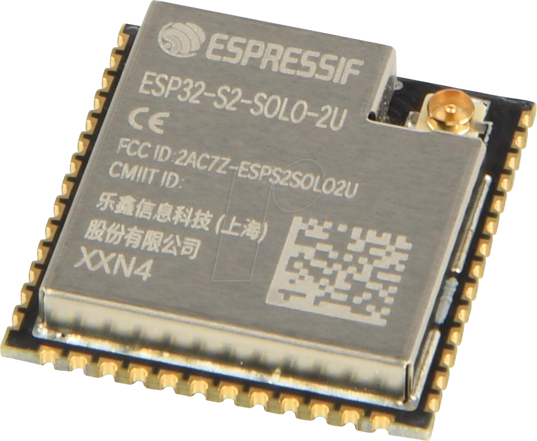 ESP32S2SOLO2UN4 - WiFi-Modul 802.11 2,4-2,5GHz, 150Mb/s
