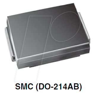 Thumbnail - SMCJ6.5A VIS - TVS-Diode, Unidirektional, 6,5 V, 1500 W, DO-214AB/SMC