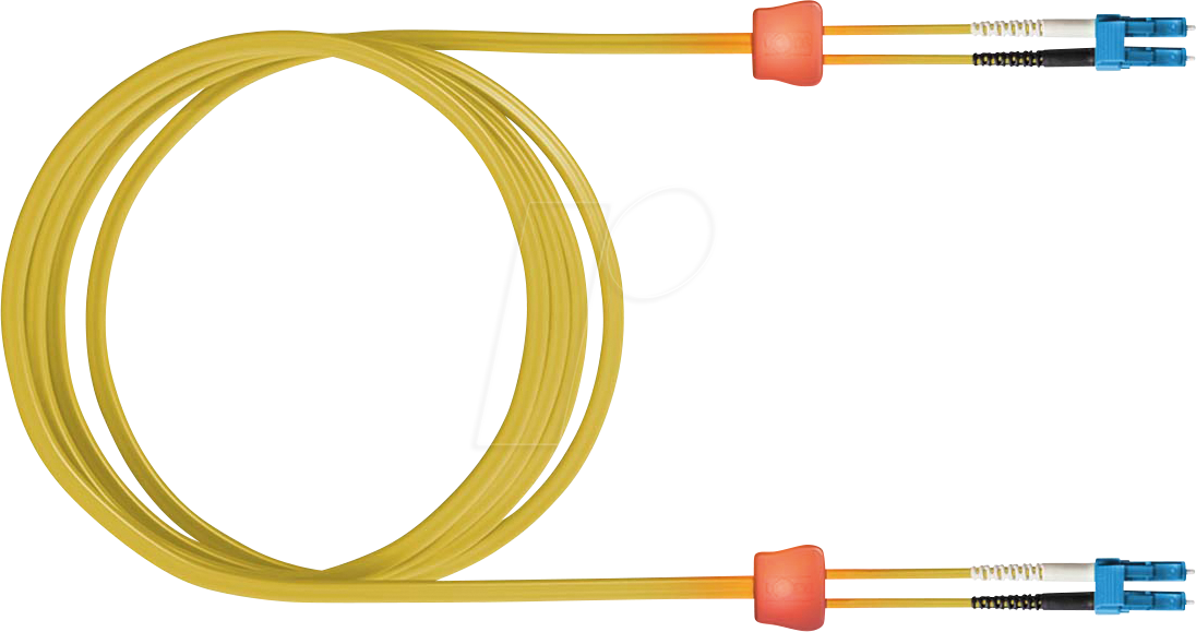 LSD02200050 - LED LWL Kabel, 9/125µm, OS2, LC / LC Duplex, gelb, 5 m