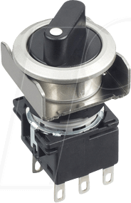 ID LB6MS2T6 - Wahlschalter LB, 22 mm , metallic