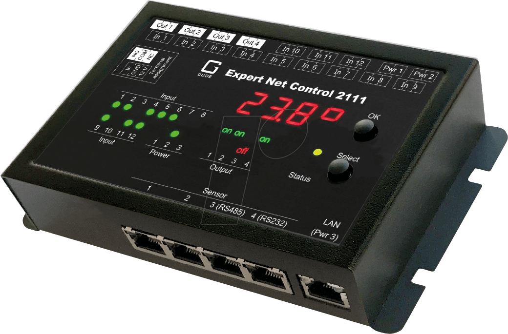 Thumbnail - GUDE 2111-2 - Monitoring System, PoE