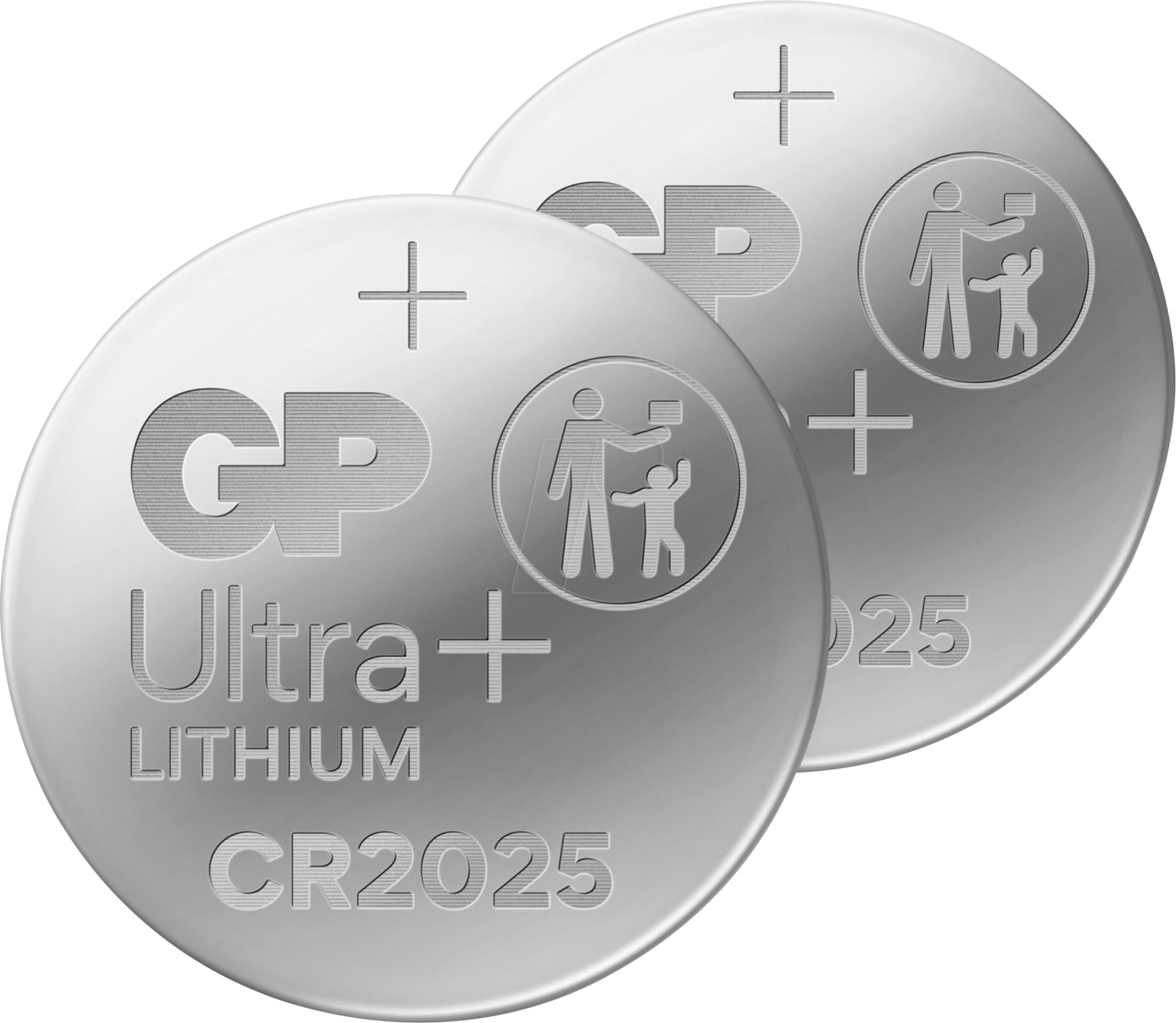 GP CR2025 2X - Lithium-Knopfzelle, 3 V, 20,0x2,5 mm, 2er-Pack