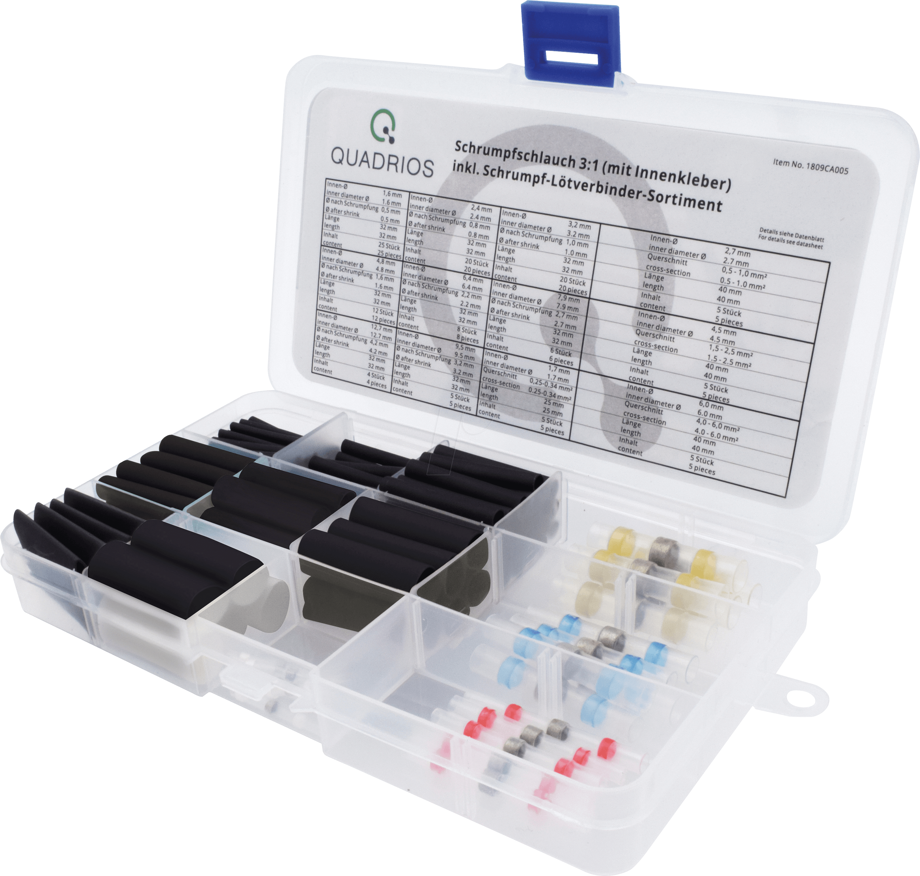 QUAD 1809CA005 - Schrumpfschlauch  Box + Lötverbinder