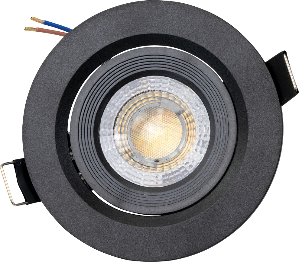 LX-300238 - LED CCT Ein- und Aufbaustrahler, schwarz, dimmbar, 5 W, 420 lm