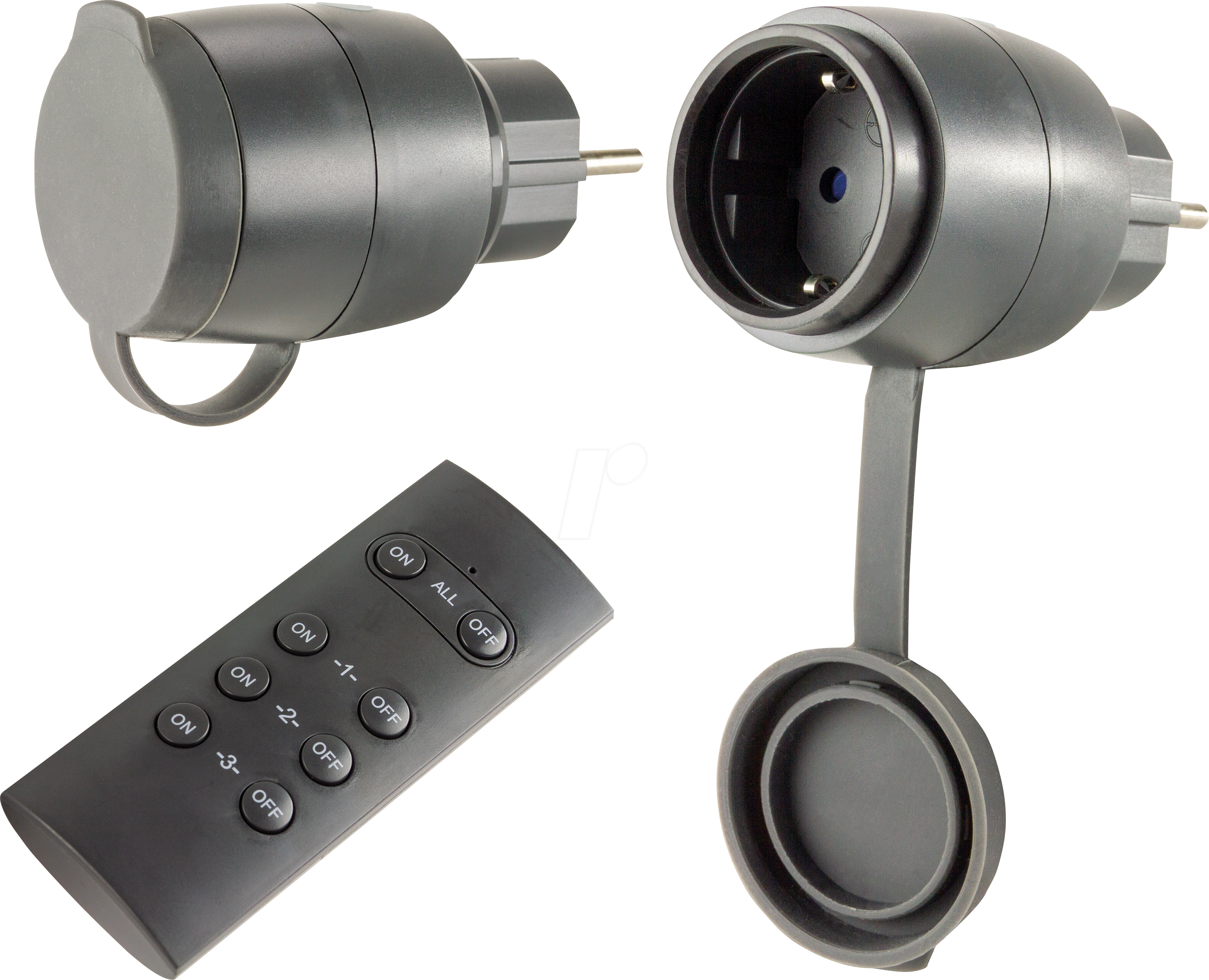 REV 0085600503 - Funksteckdosen-Set 2+1, outdoor