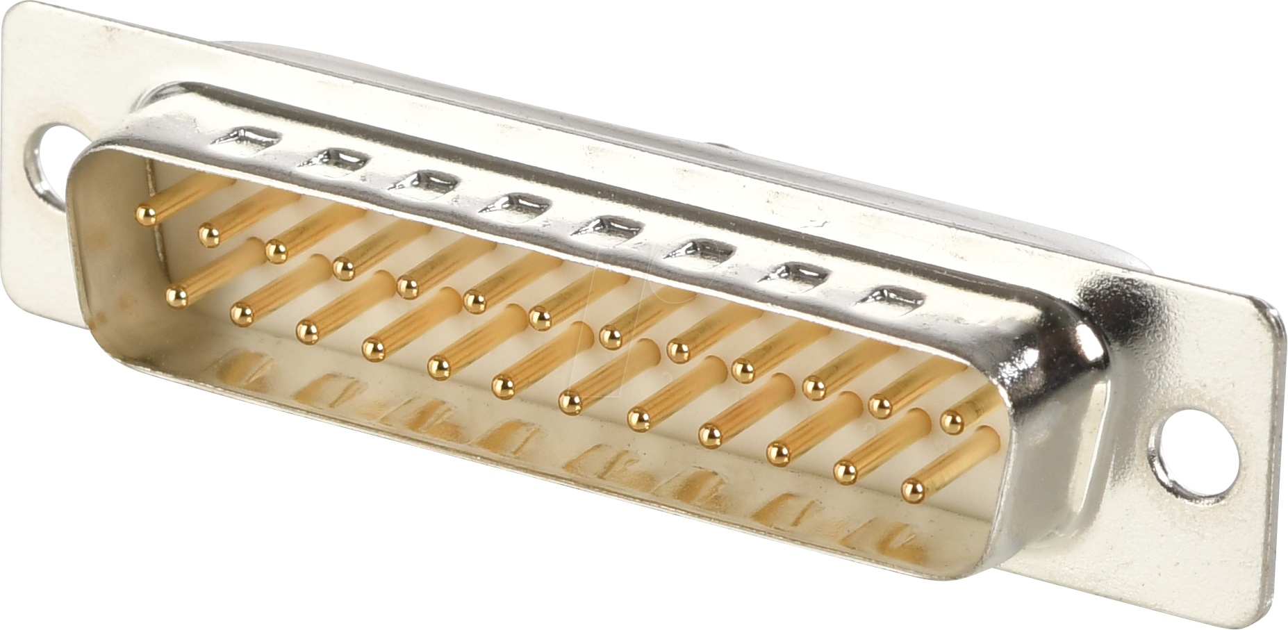 W+P 100-25-1-3-0 - D-SUB Stecker, 25-polig, gedrehte Kontakte, vergoldet