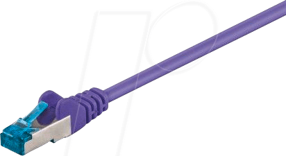 PATCH-C6AQ 5 VT - Cat.6a High Quality-Patchkabel,violett,5 m