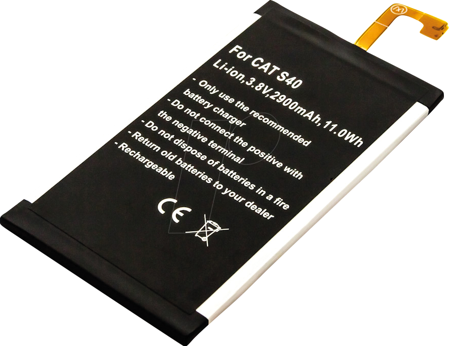 AKKU 13430 - Smartphone-Akku für CAT-Geräte, Li-Ion, 2900 mAh