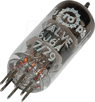 TUBE ECC91 - Elektronenröhre, Doppeltriode, Miniatur, 7-pol, 6,3 V