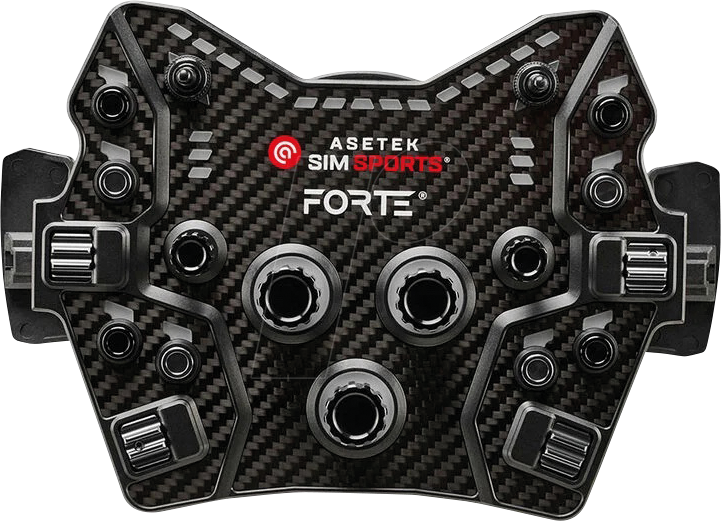 ASE 030-0030006 - Asetek Forte GT Button Box V2 - schwarz, orange