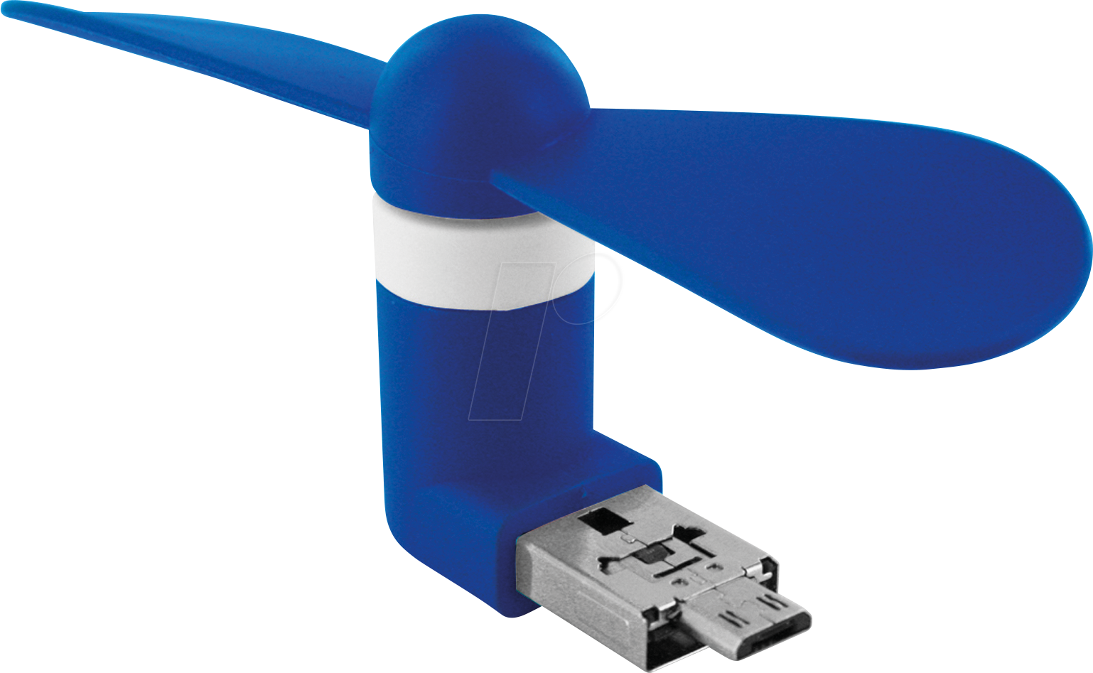 XLAYER 211041 - USB 2-in-1 Mini Ventilator, blau