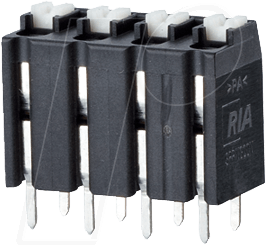 Thumbnail - AST 05 5 - Federkraftklemme, 5-pol, Ø 1,5 mm, RM 5