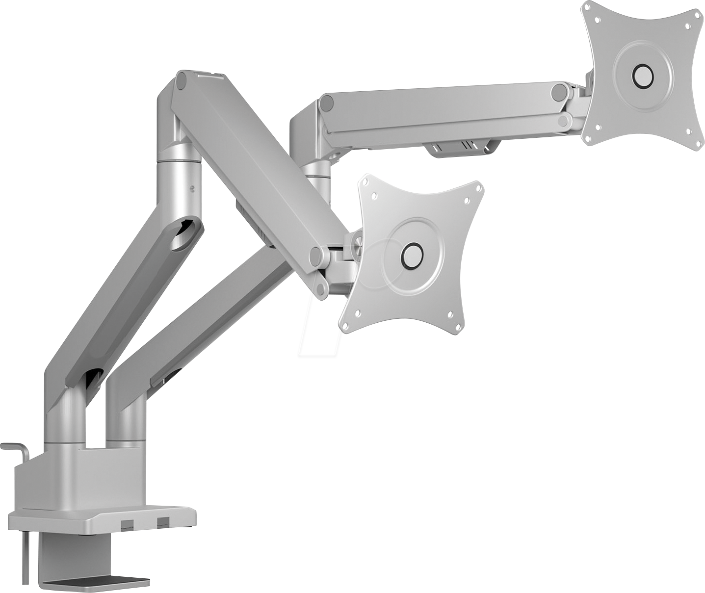 ICY IB-MS524-T - Monitor Halter, 2 Displays bis 32'', Tischmontage