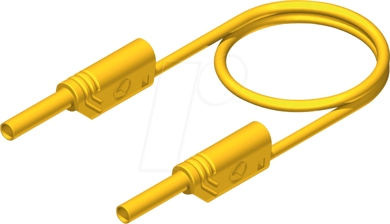 Thumbnail - MVL SWS-200/1 GE - Messleitung, 2 mm, 2,0 m, gelb, gesichert, stapelbar