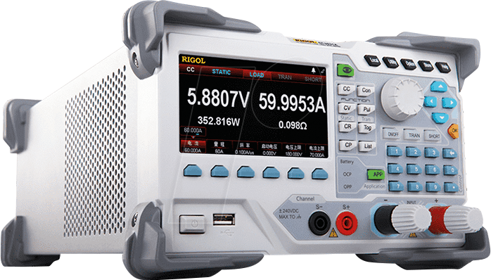 RIGOL DL3041 - Elektronische Last DL3041, 450 W, 70 A, 200 V, RS232, USB, LAN