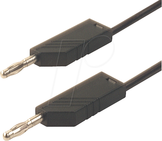 MLN SIL 150 1 SW - Silikon-Messleitung, 1,0 mm², 1,5 m, schwarz