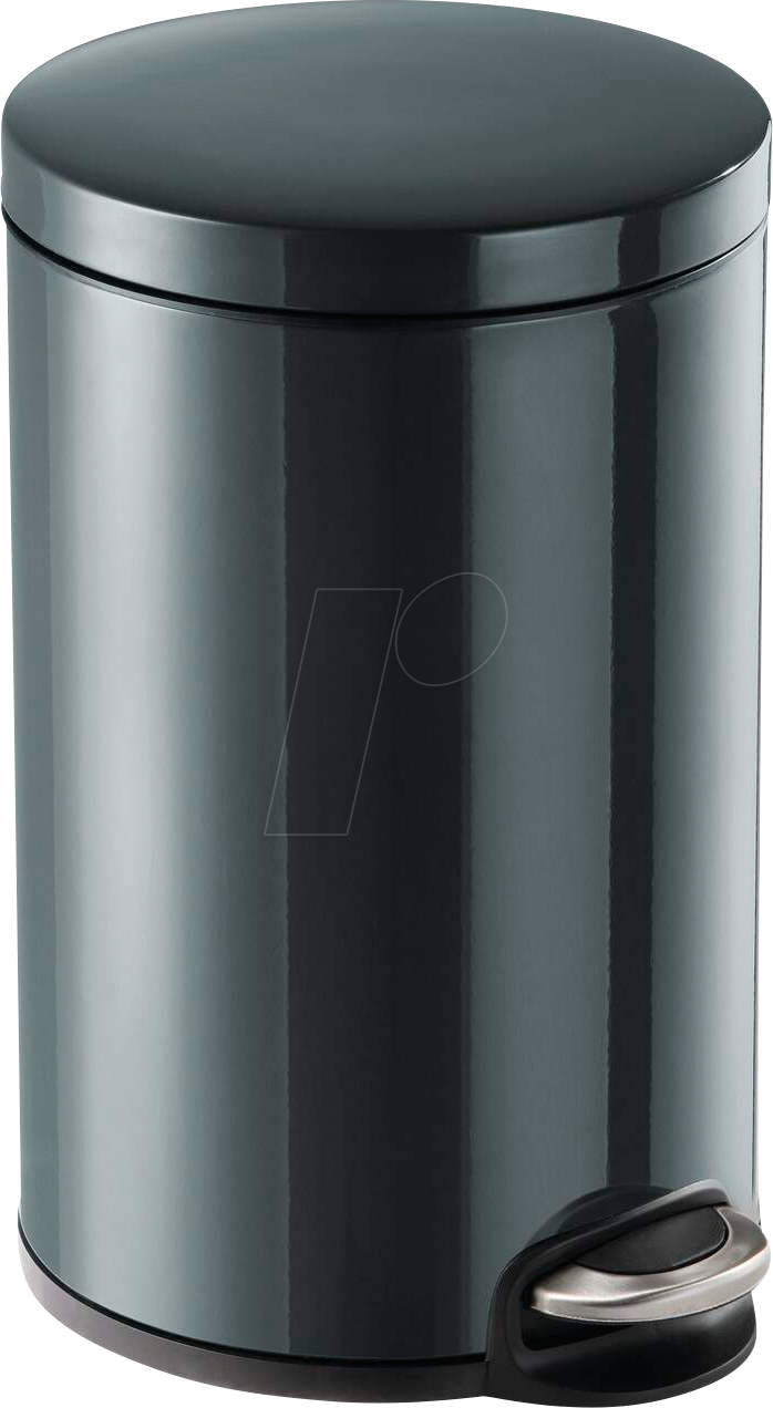 DURABLE 341158 - Abfallbehälter mit Tritt, 12 l, metall, anthrazit