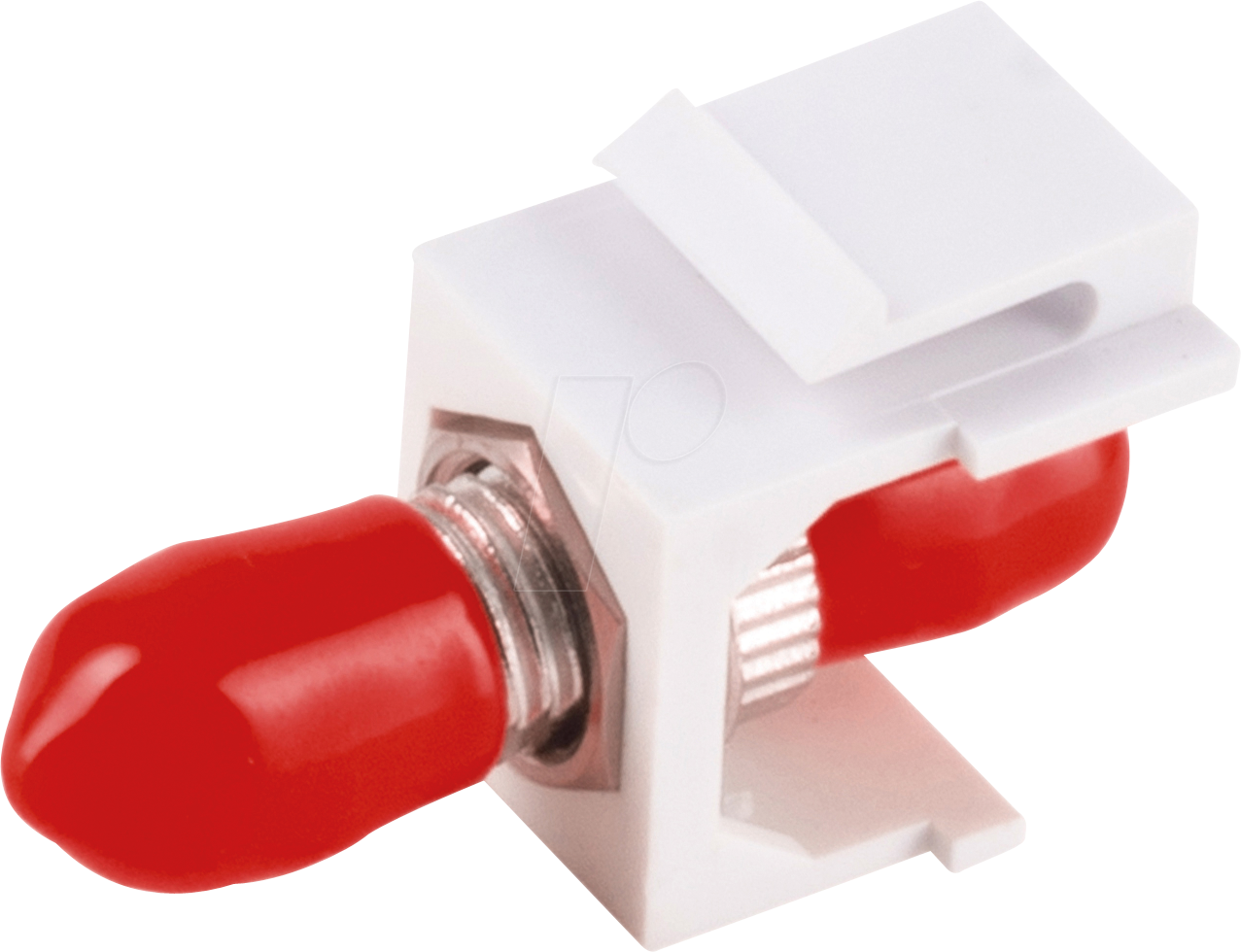 SHVP BS08-10221 - Keystone Modul, ST, Simplex, OM1 / OM2 / OM3 / OM4, rot