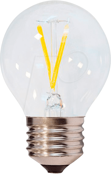 Thumbnail - OPT 1866 - LED-Lampe E27, 2 W, 200 lm, 2700 K, Filament, Minibulb