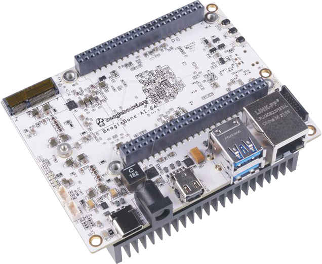 Thumbnail - BEAGLEBONE AI-64 - BeagleBone AI-64, 2 GHz, 8 TOPS, 4GB RAM, 16 GB eMMC