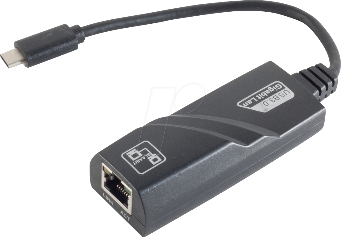 SHVP BS13-50018 - Netzwerkkarte, USB-C, Gigabit Ethernet, 1x RJ45