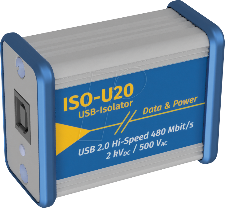 USB CARE U20 - USB 2.0 Isolator, galvanische Trennung HostGerät