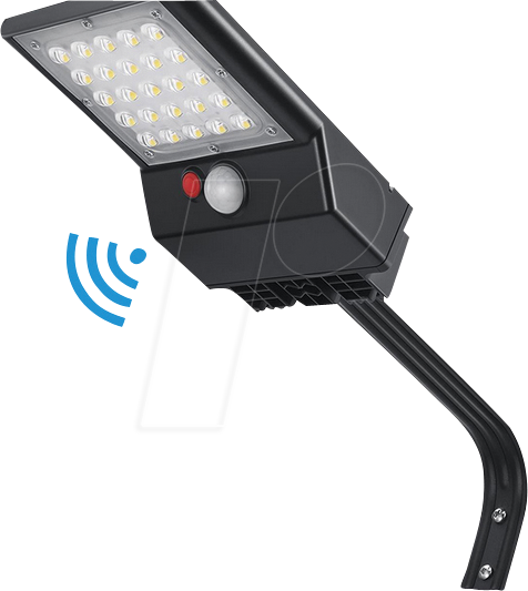 SOLAR OC-SL004A - Solar-Wandleuchte, 4 W, 600 lm, PIR-Sensor, IP65