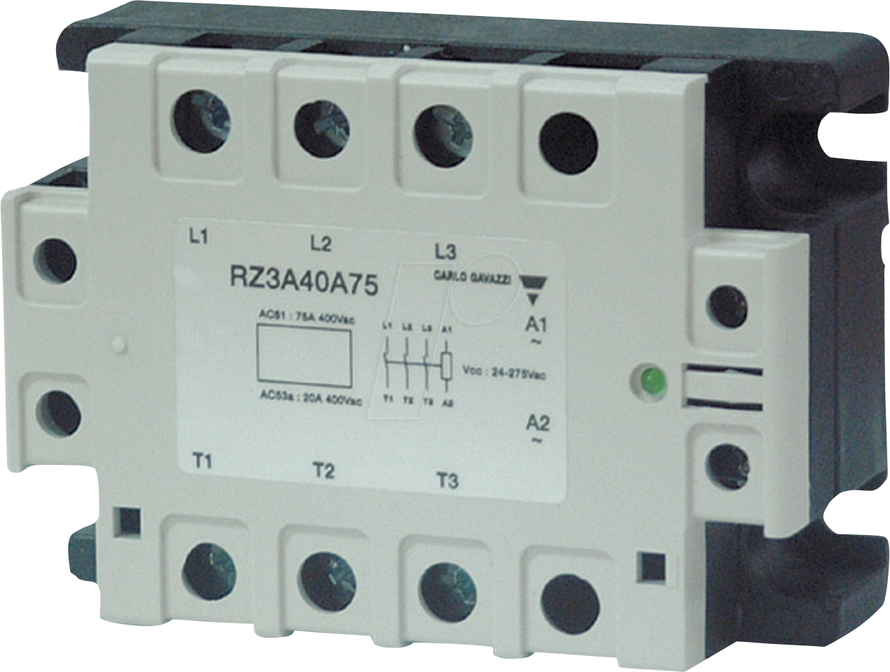 RZ3A60A55 - Halbleiterrelais RZ Drehstrom, 3-pol, 55 A, 42 - 660 V AC