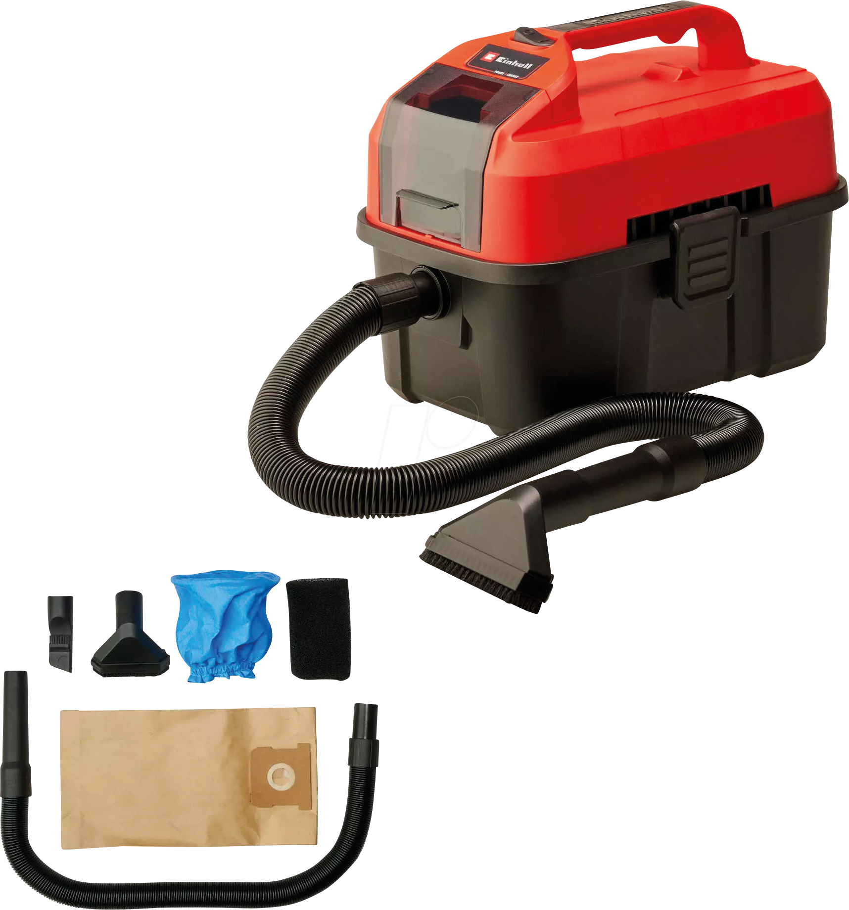 EINHELL 2347160 - Akku-Nass-Trockensauger TE-VC 18/10, Power X-Change, ohne Akku