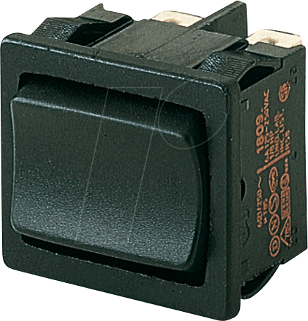 Thumbnail - WIPPE 1809.1302 - Wippschalter, 2x UM, schwarz