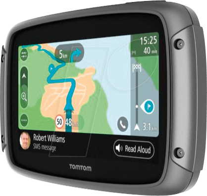 TOMTOM RIDER 500 - Motorrad-Navi - 4,3'' (10,9cm), CEU (23 Länder), wetterfest, WiFi