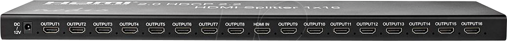 N VSPL34716AT - HDMI ™ Splitter, 2 x 8-Port port(s)