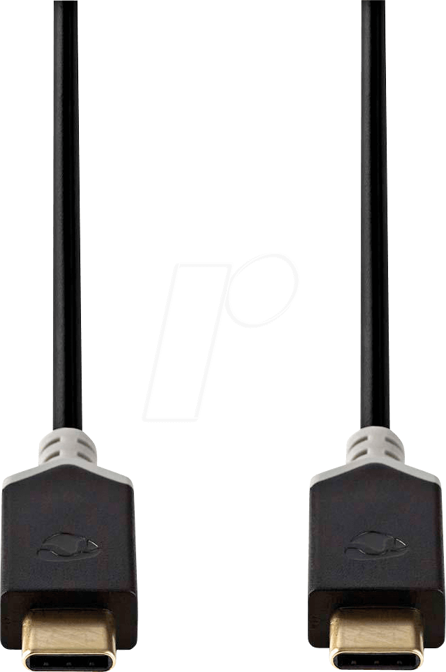 Thumbnail - N CCBW64700AT10 - USB 5 Gb/s Kabel, Stecker Typ C > Stecker Typ C, 1 m, Anthrazit