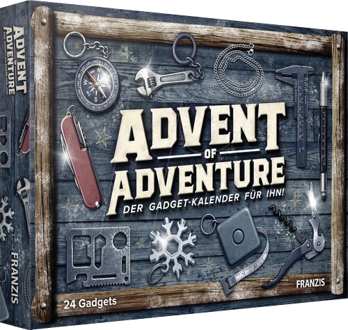 ADV 67256-8 - Adventskalender - Gadget-Kalender für Ihn ''Advent of Adventure''