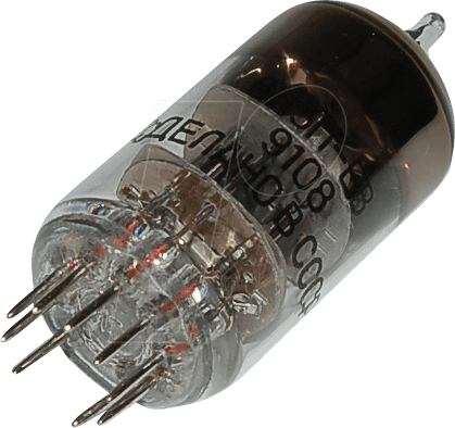 TUBE 6N3P/6H3N - Elektronenröhre, Doppeltriode, Noval, 9-pol, 6,3 V