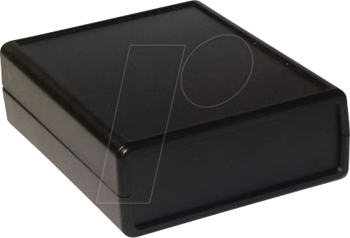 1593BBBK - Schalengehäuse, Serie 1593, 77 x 95 x 30 mm, schwarz