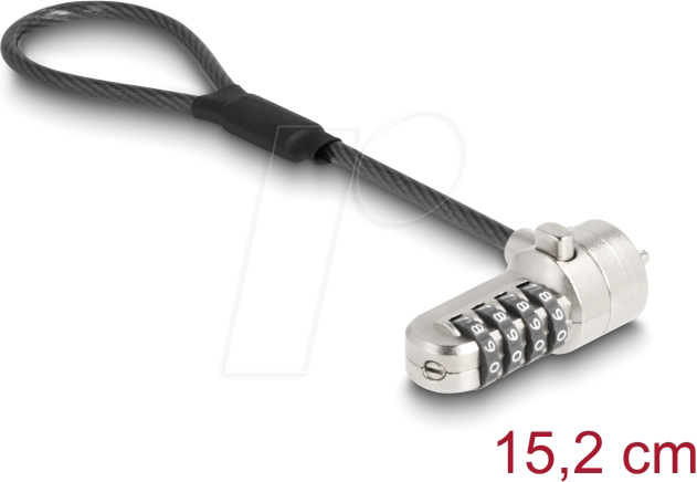 NAVILOCK 20942 - Notebook Sicherungskabel, Zahlenschloss, Kensington Slot