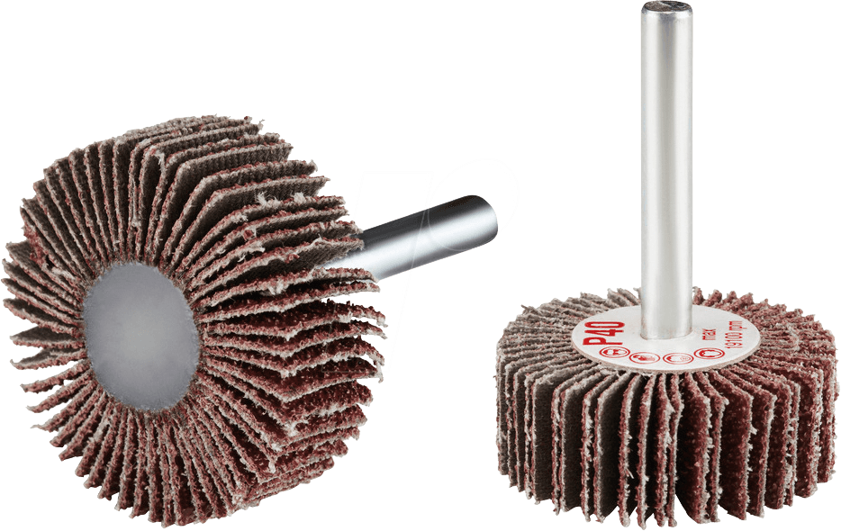 RHO 305642 - Fächerschleifer, Edelstahl/Stahl/Holz, 40 mm, 40 er Körnung