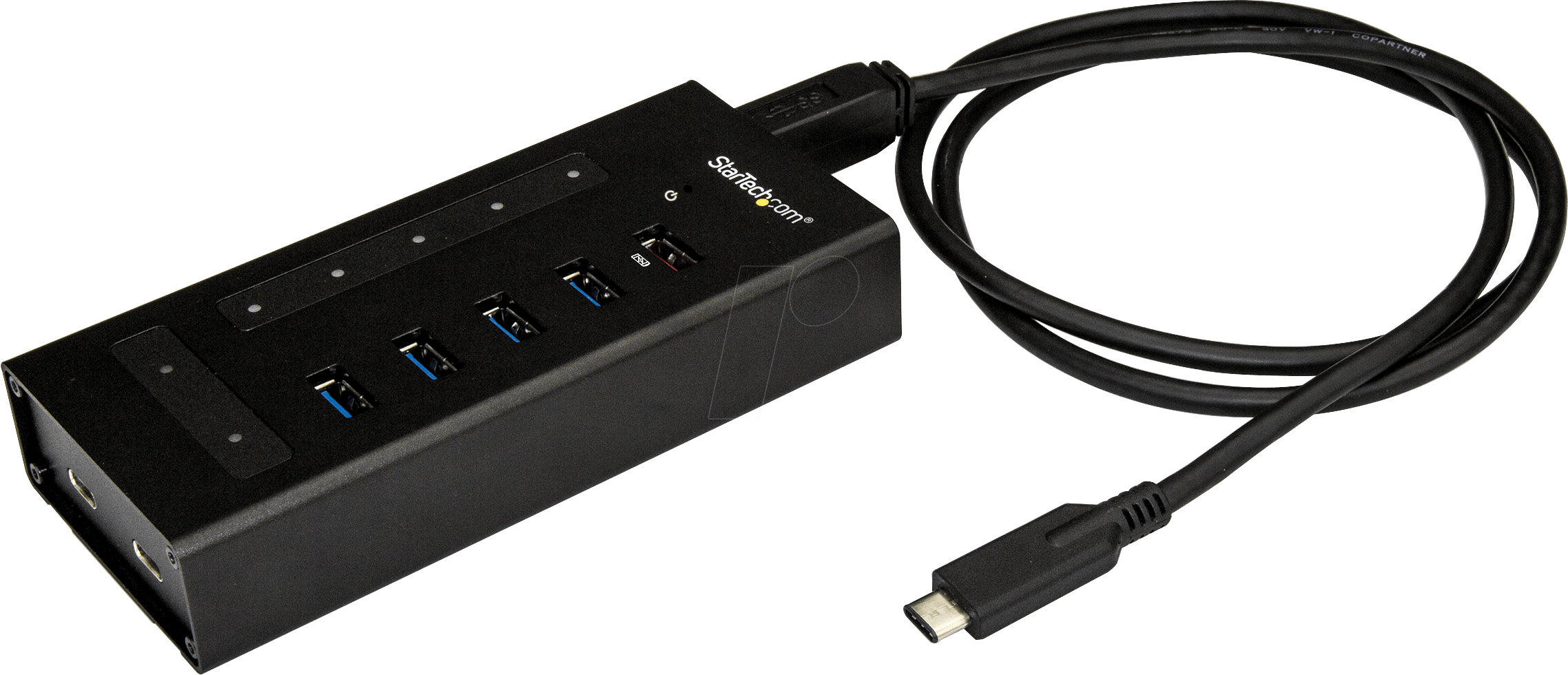 ST HB30C5A2CST - USB 3.0, 7 Port USB-C Hub, 5x USB-A 2x USB-C, schwarz