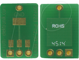 RE 912 - Adapter SOT223 2,30 mm Pitch RM 2,54 mm