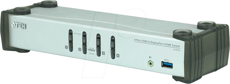 ATEN CS1914 - 4-Port USB 3.0 DP Port KVM-Switch